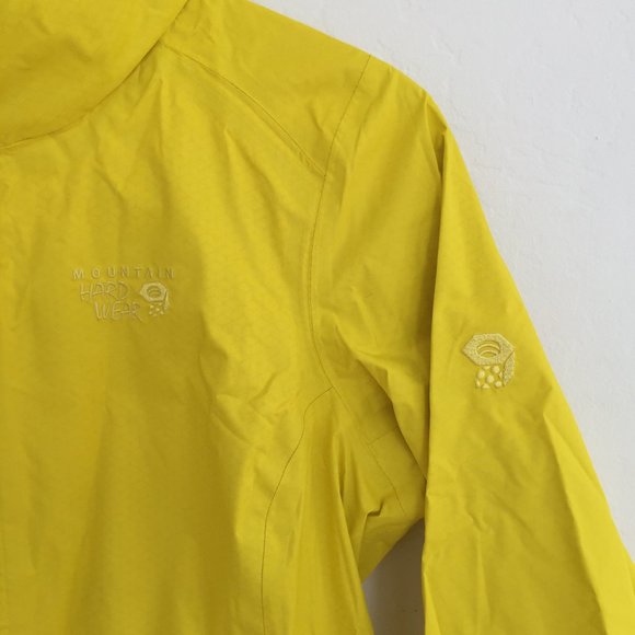 Mountain Hardwear Yellow Rain Jacket